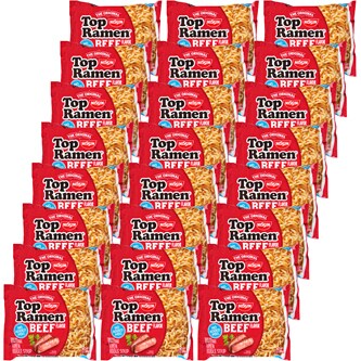 Nissin Top Ramen Noodle Soup, Beef