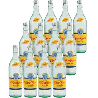 Topo Chico Mineral Water, Glass Bottles