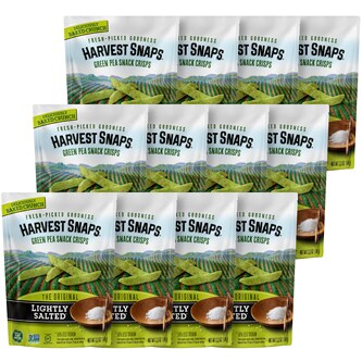 Harvest Snaps Green Pea Snack Crisps, Lightly Salted