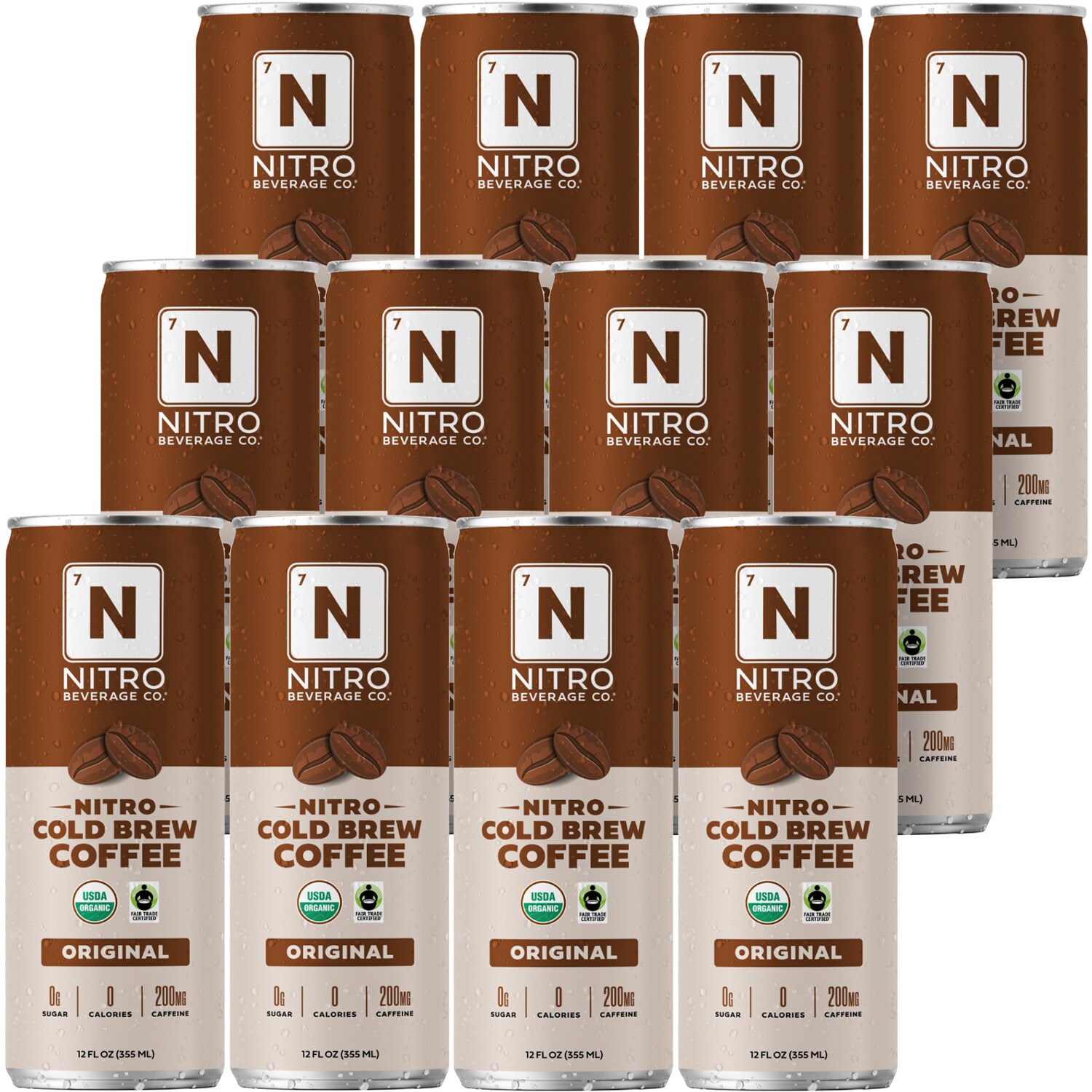 Nitro Beverage Co. Cold Brew Coffee, Original, Cans