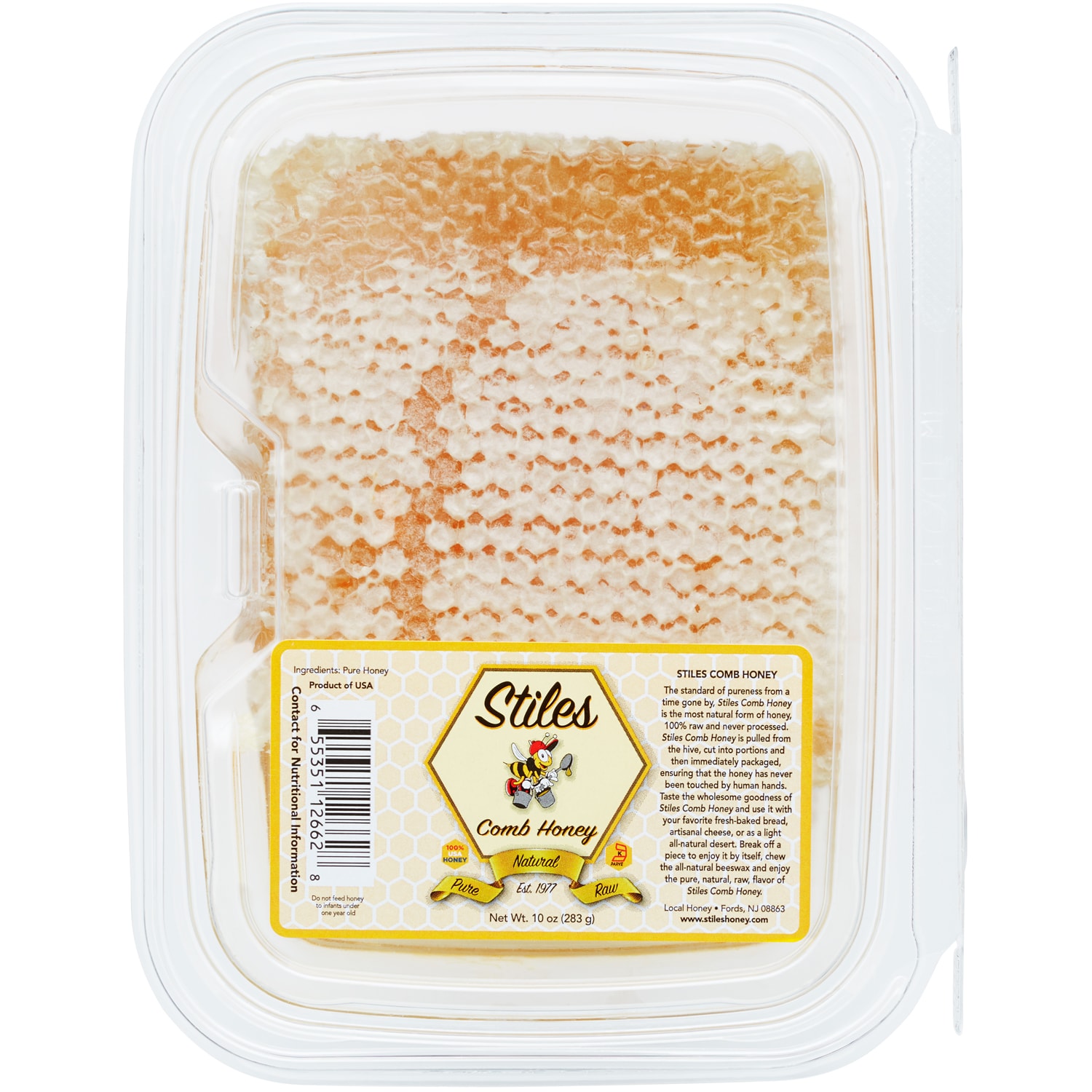 Stiles Apiaries Natural Comb Honey
