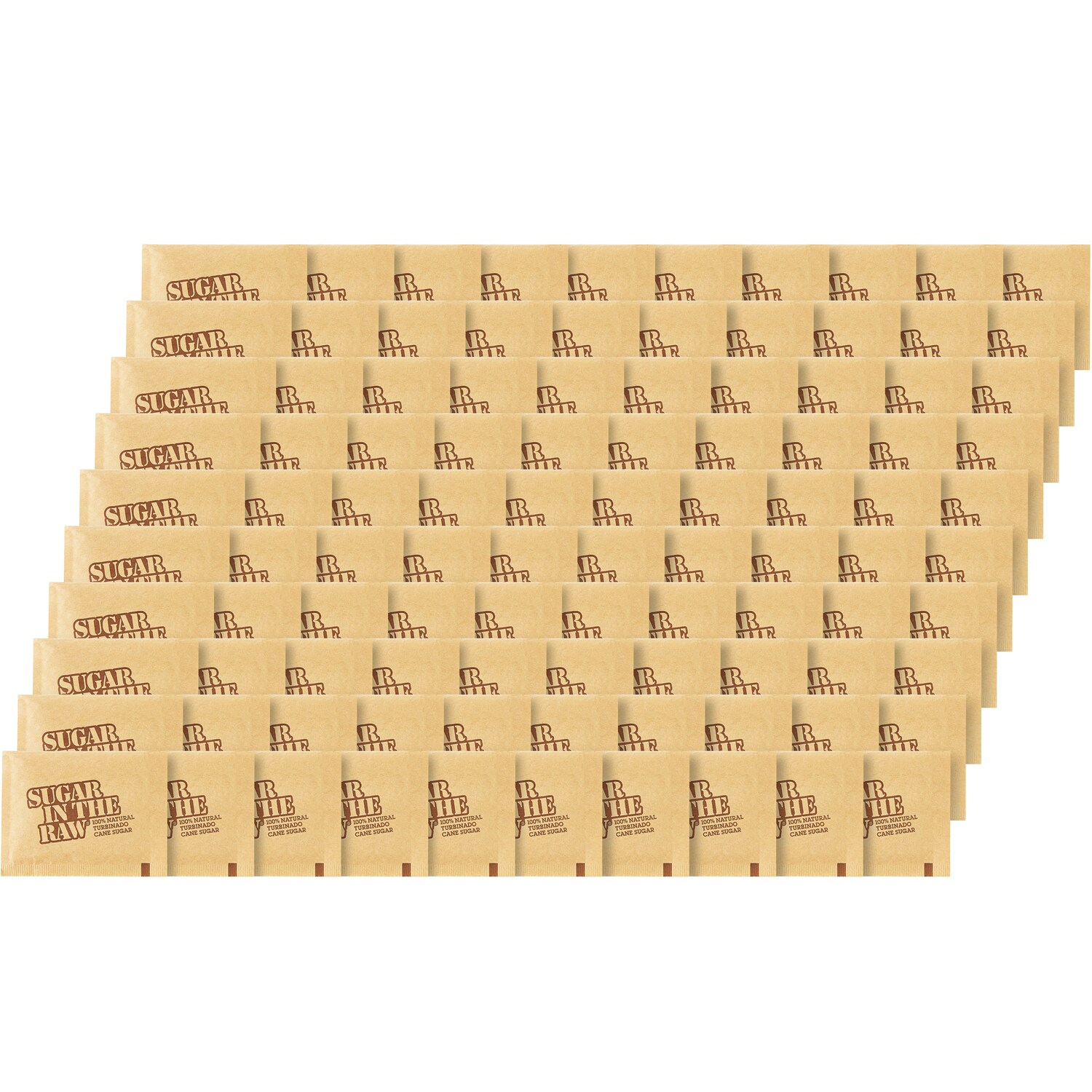 In the Raw Turbinado Sugar Packets