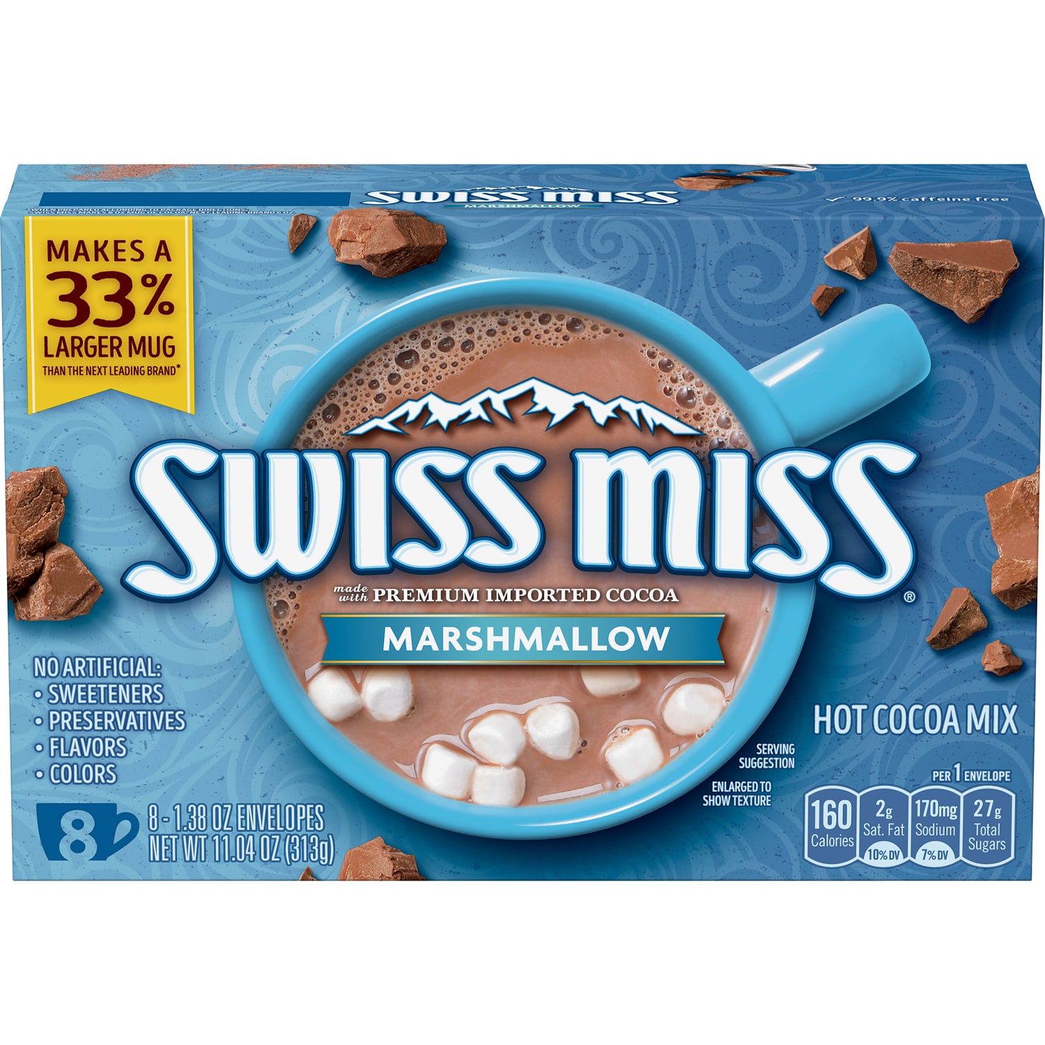 Swiss Miss Milk Chocolate Hot Cocoa Mix with Mini Marshmallows