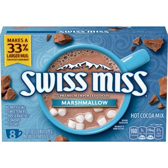 Swiss Miss Milk Chocolate Hot Cocoa Mix with Mini Marshmallows