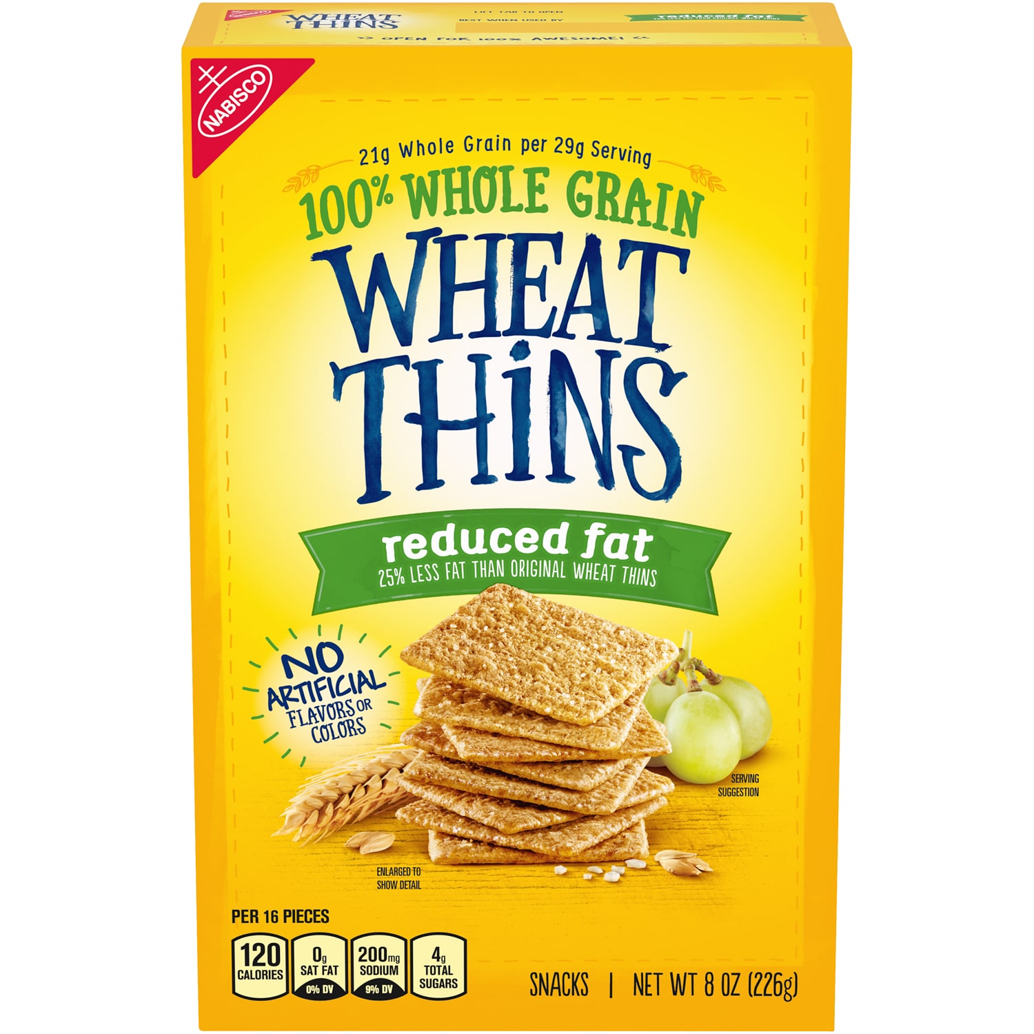 Nabisco Wheat Thins Reduced Fat Snack Crackers