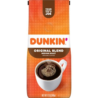 Dunkin' Medium Roast Ground Coffee, Original Blend
