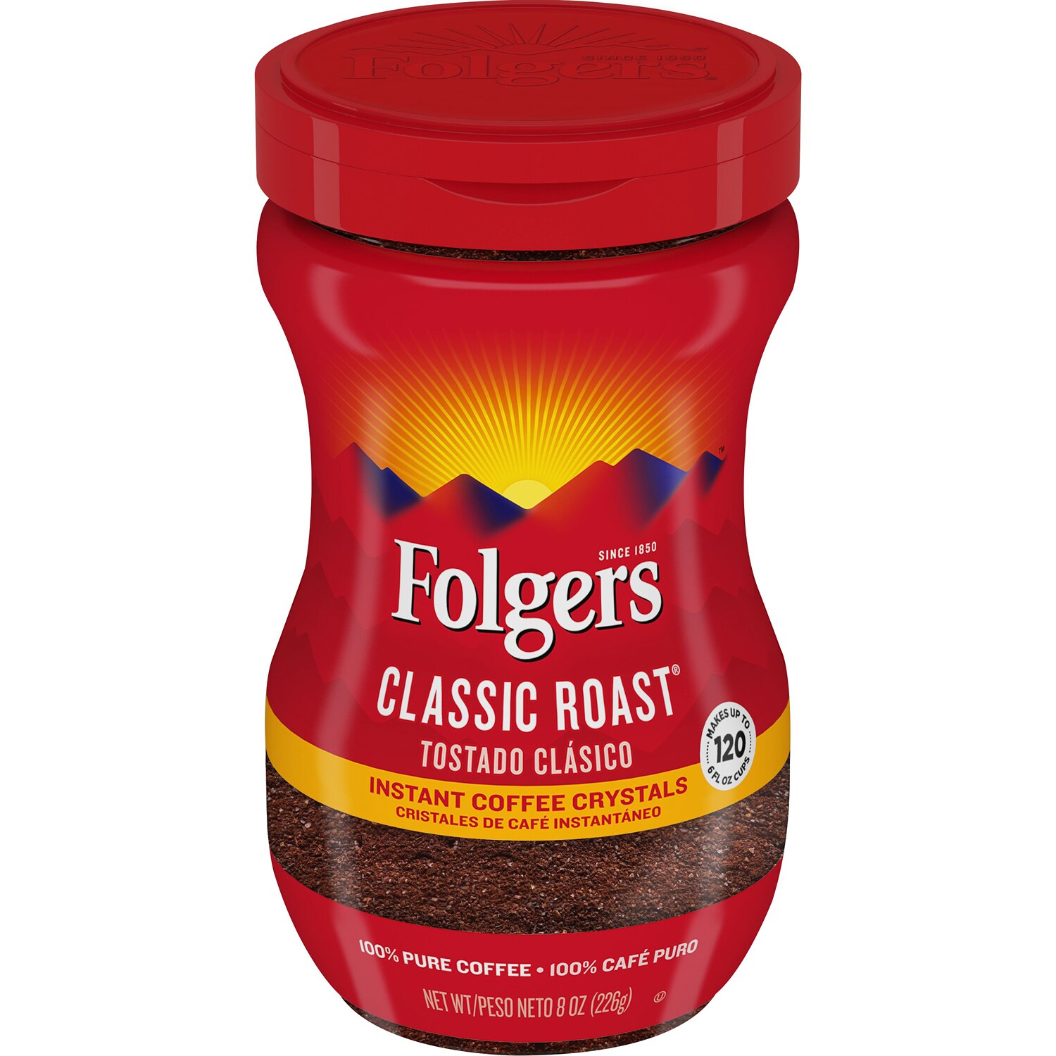 Folgers Classic Roast Instant Coffee