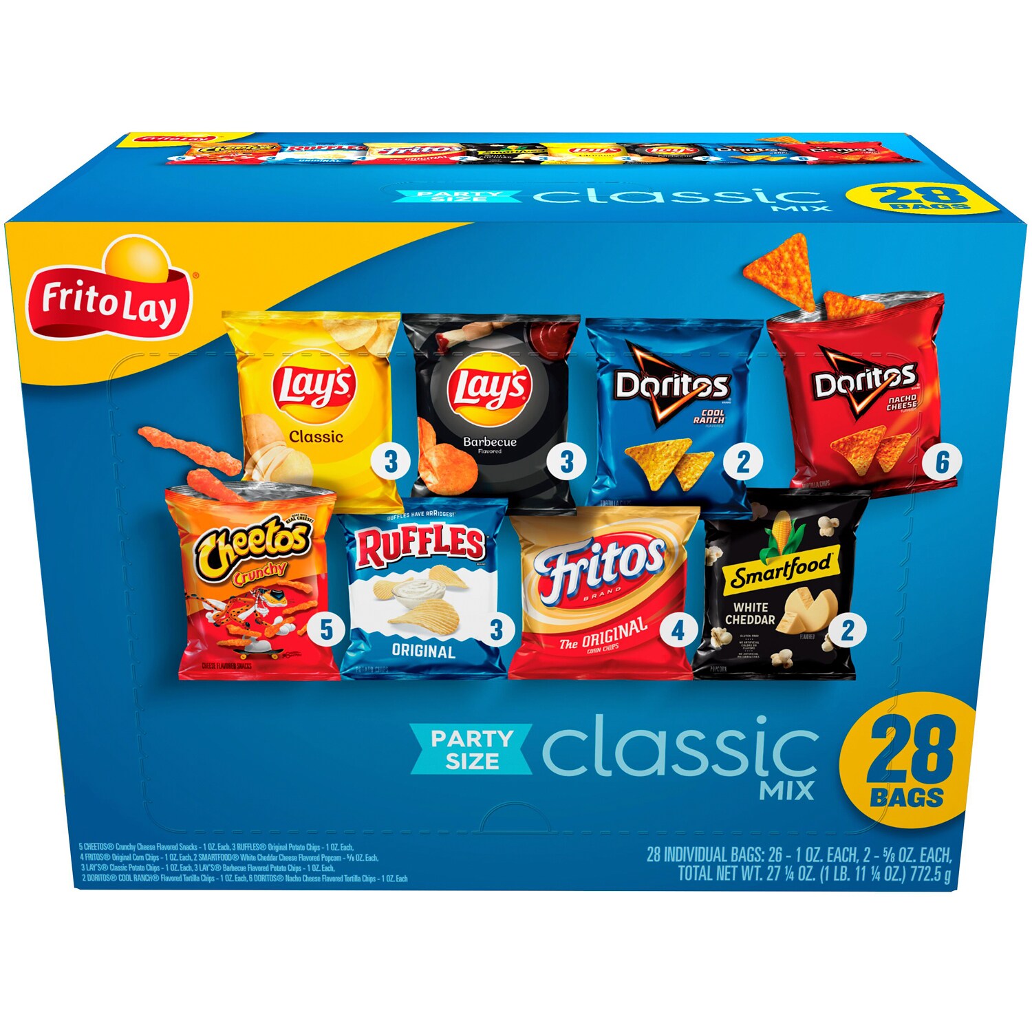 Frito-Lay Classic Mix Variety Pack, Party Size