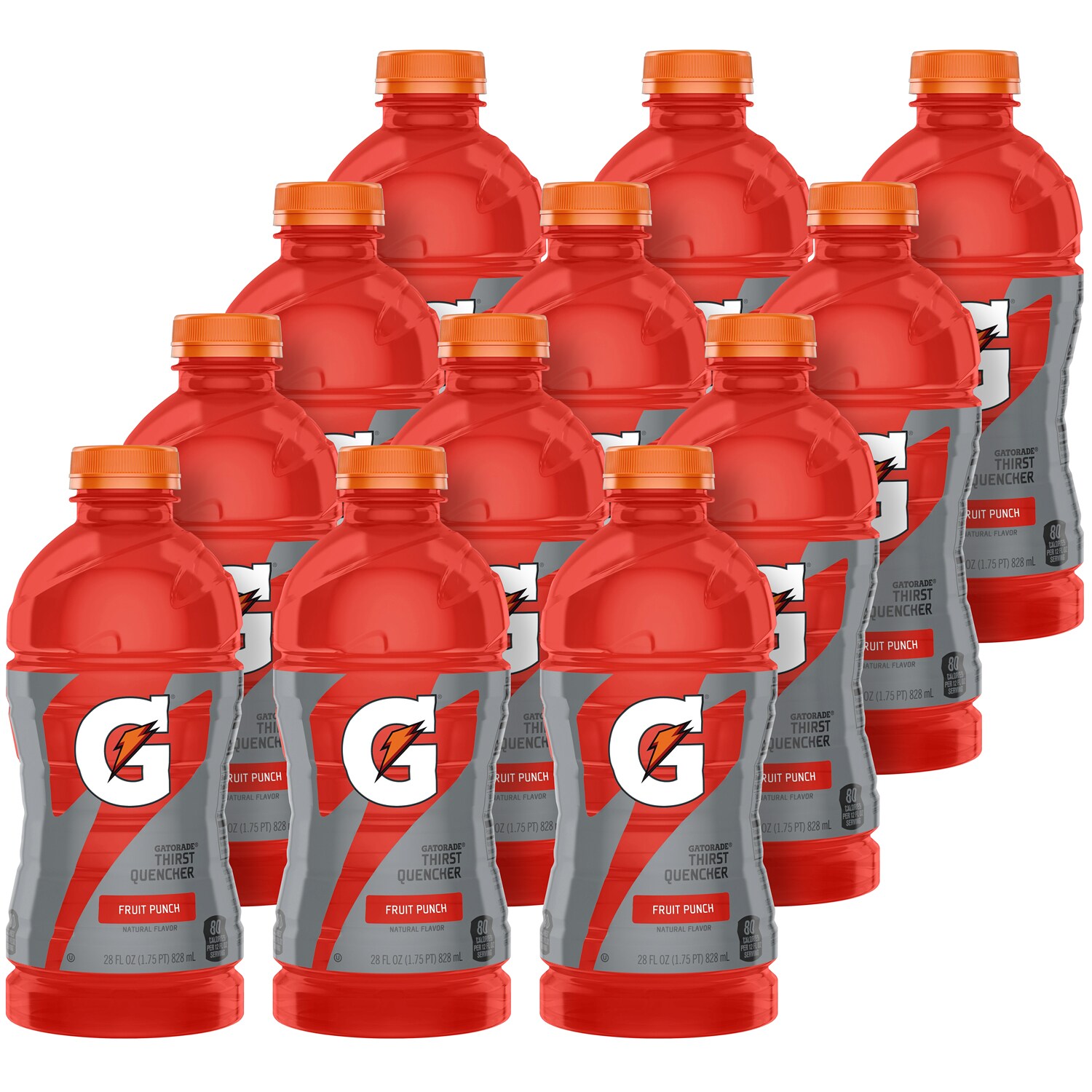 Gatorade Low Calorie G2 Sports Drink, Fruit Punch, Plastic Bottles