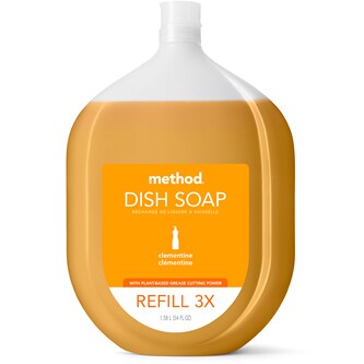 Method Dish Soap, Clementine, Refill