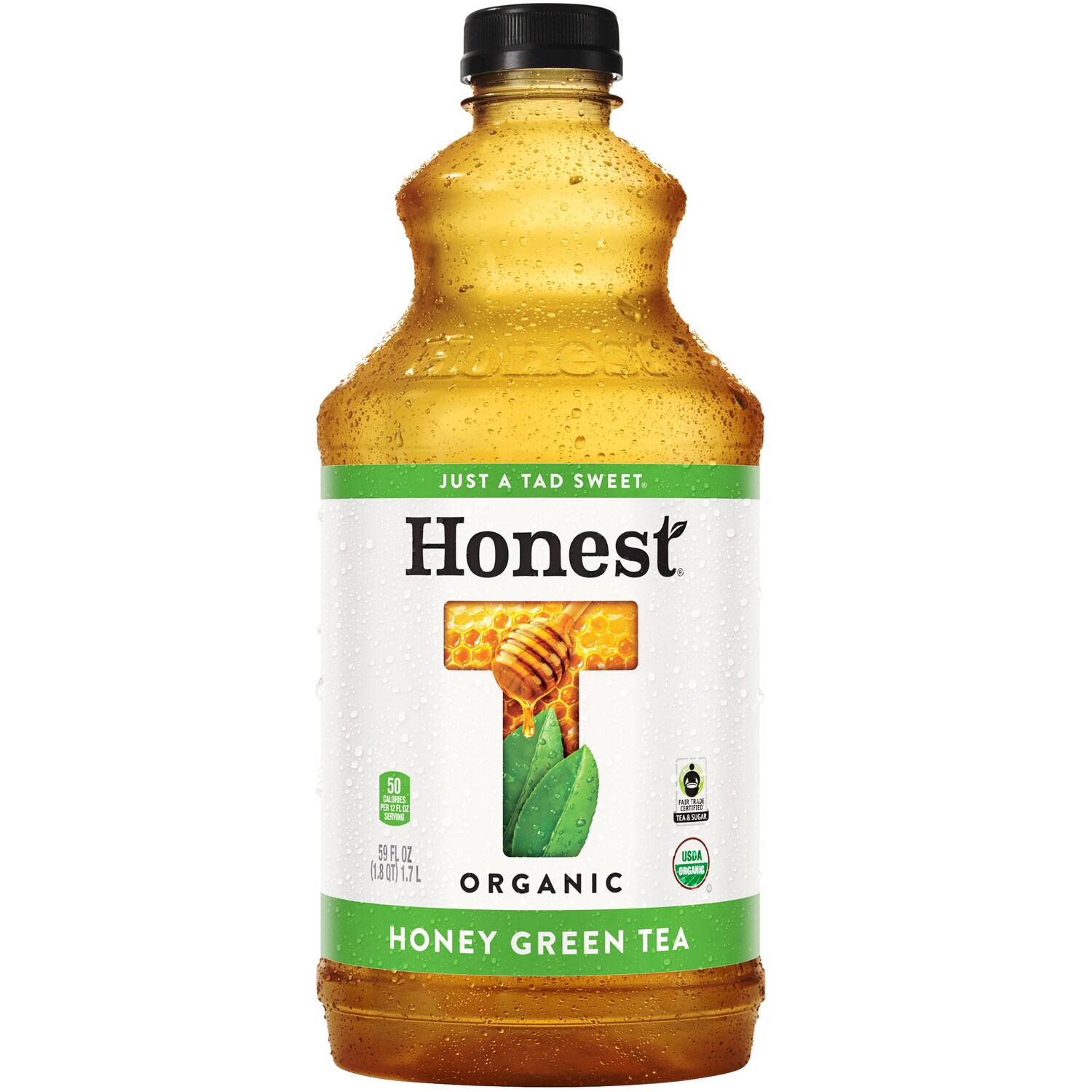 Honest Tea Organic Honey Green Tea, Plastic Bottle 