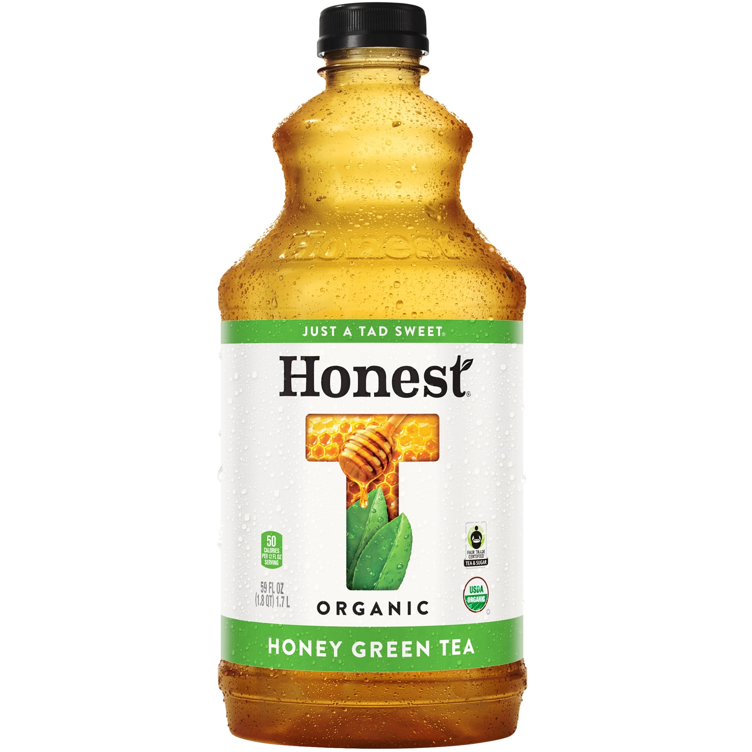 Honest Tea Organic Honey Green Tea, Plastic Bottle