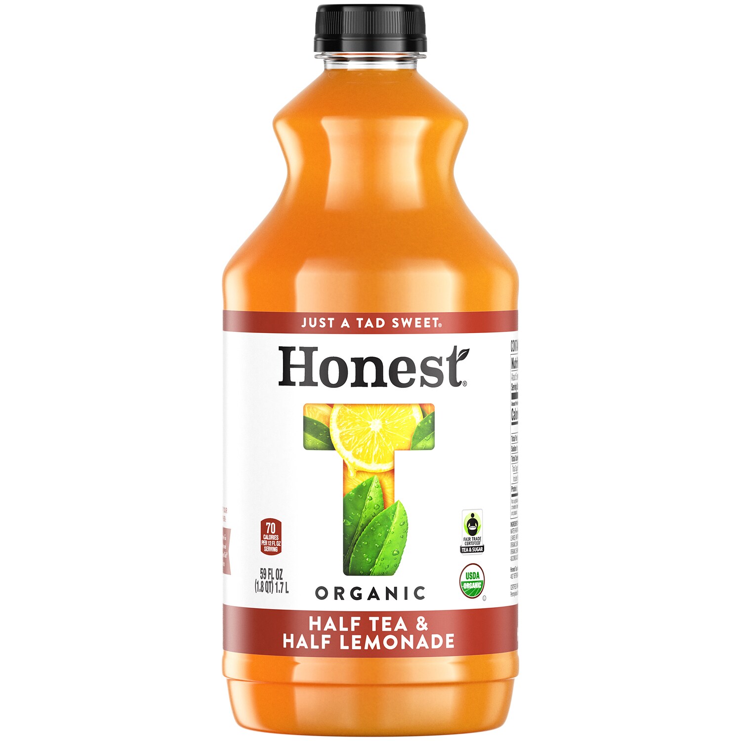 Honest Tea Organic Half Tea & Half Lemonade, Plastic Bottle