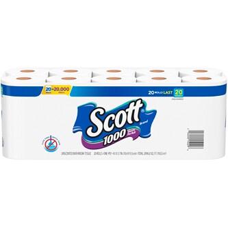 Scott 1-Ply Bathroom Tissue