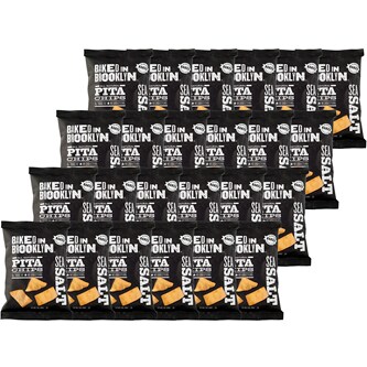 Baked In Brooklyn Pita Chips, Sea Salt, Case