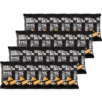 Baked In Brooklyn Pita Chips, Sea Salt, Case