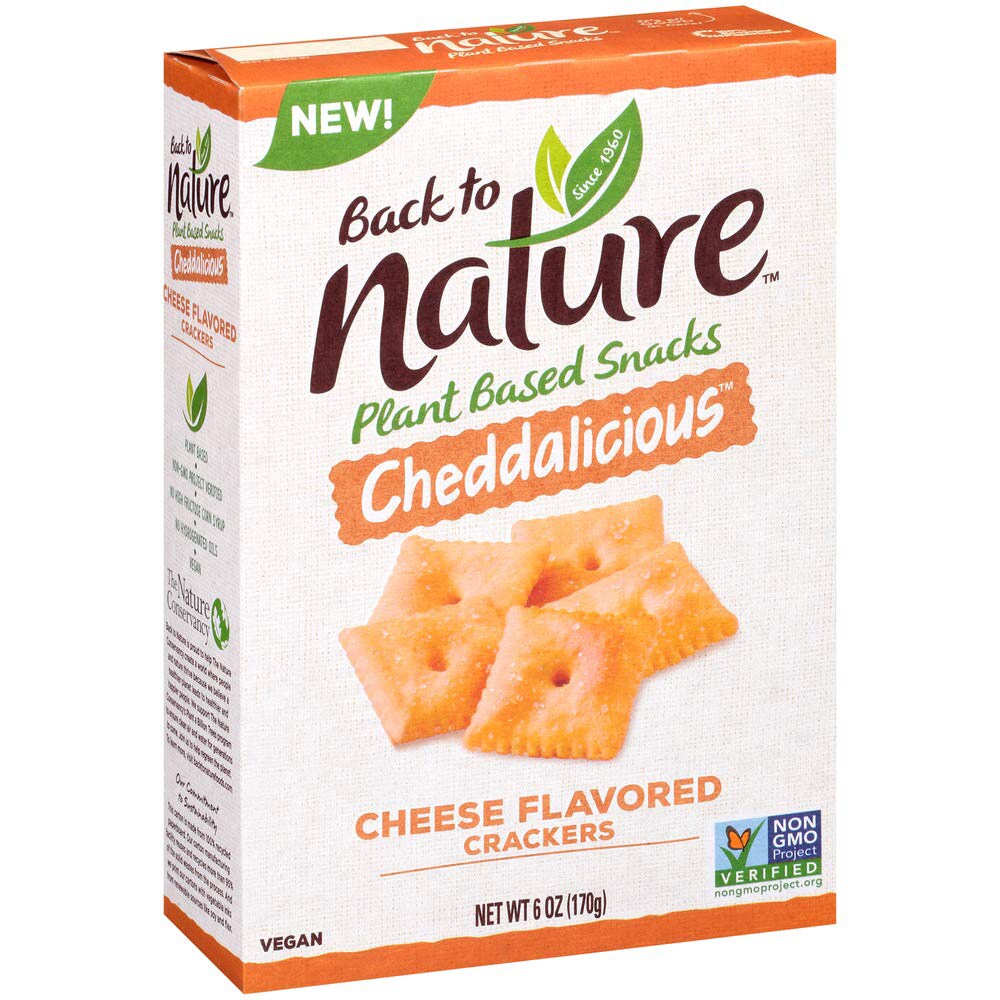 Back to Nature Crackers, Cheese Flavored
