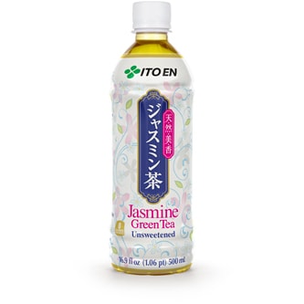 Ito En Jasmine Green Tea, Unsweetened, Plastic Bottle