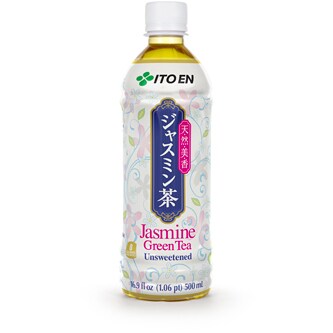 Ito En Jasmine Green Tea, Unsweetened, Plastic Bottle