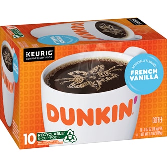 Dunkin' French Vanilla Flavored K-Cup Pods