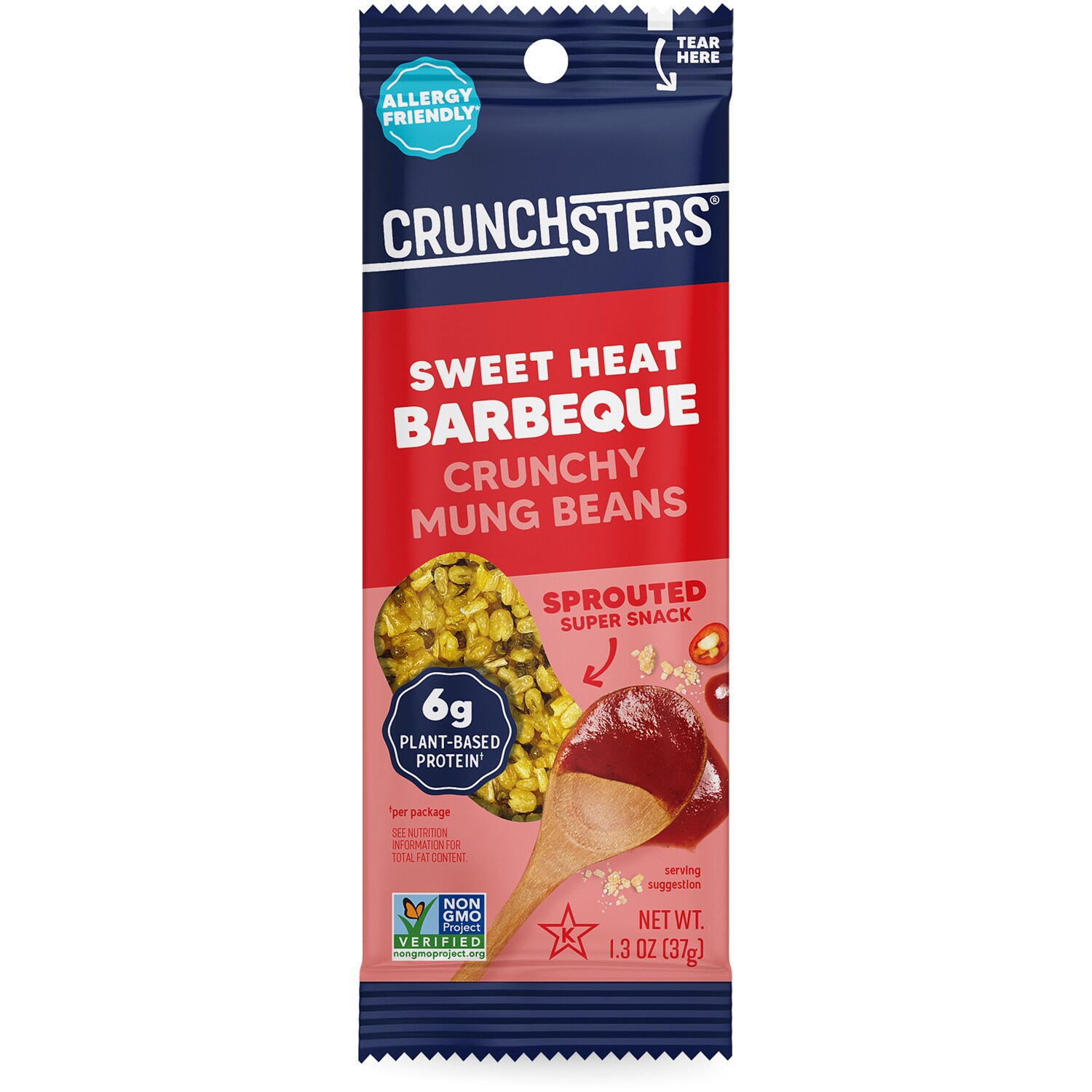 Crunchsters Sprouted Super Snack, Sweet Heat Barbeque
