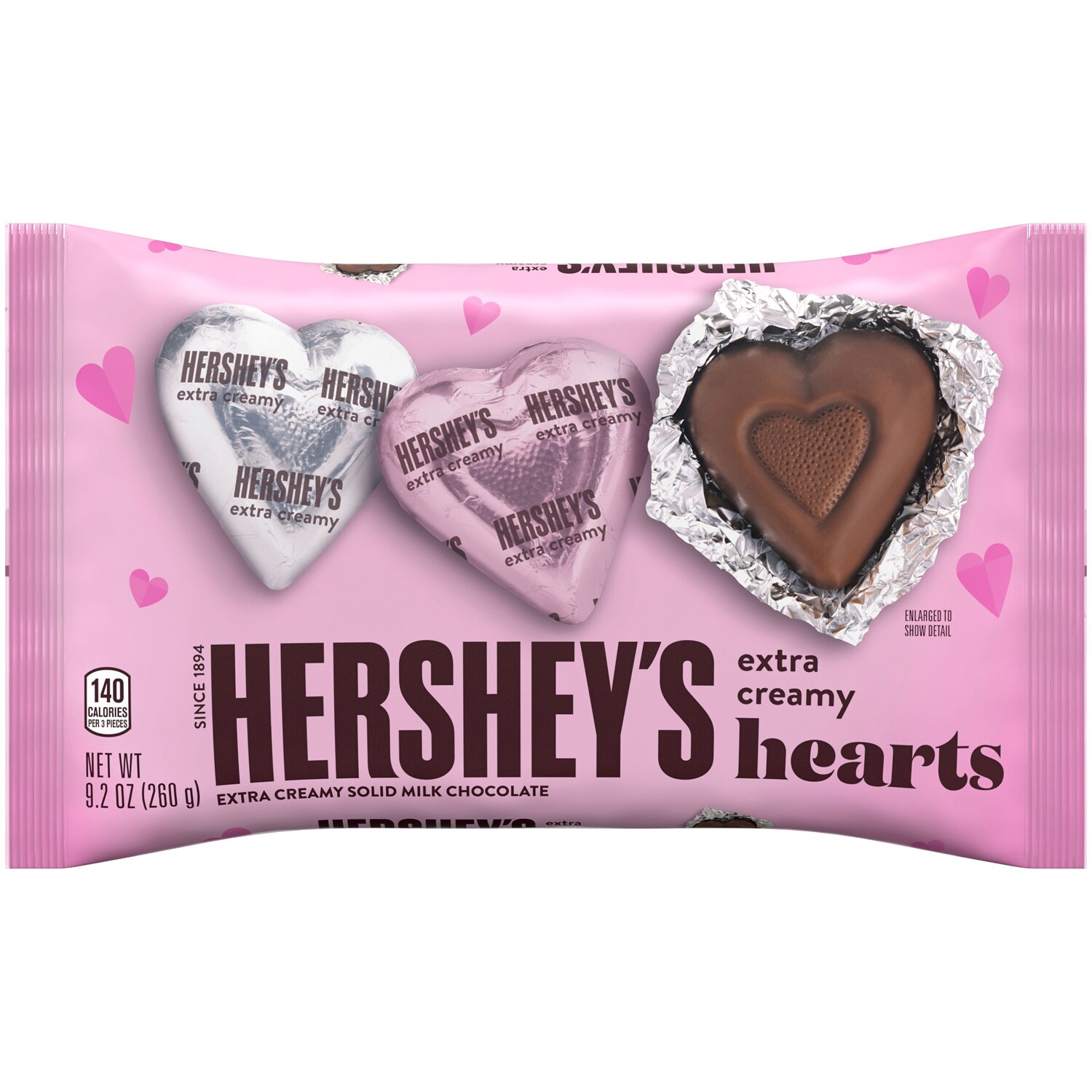 Hershey's Extra Creamy Milk Chocolate Hearts