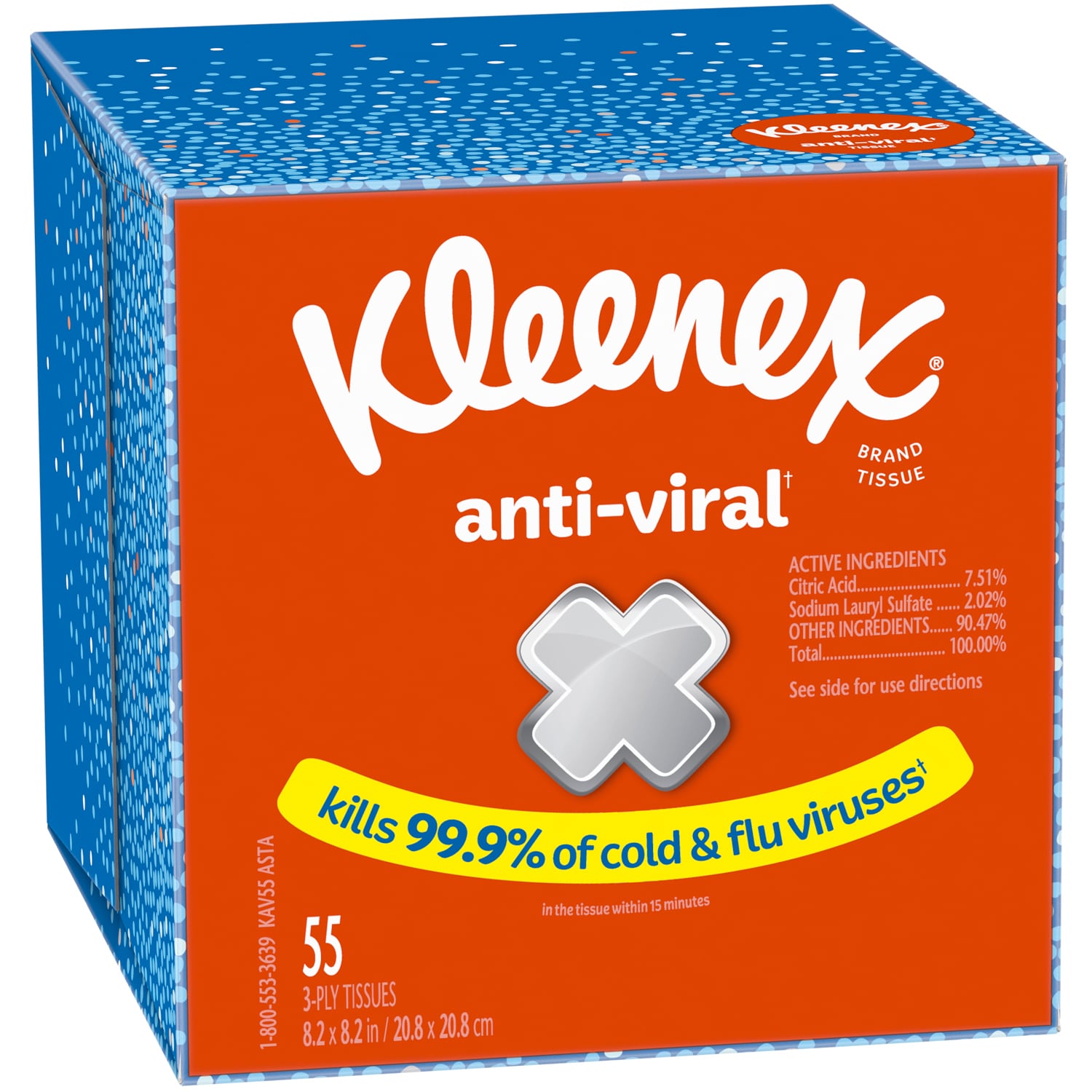Kleenex Anti-Viral Facial Tissues