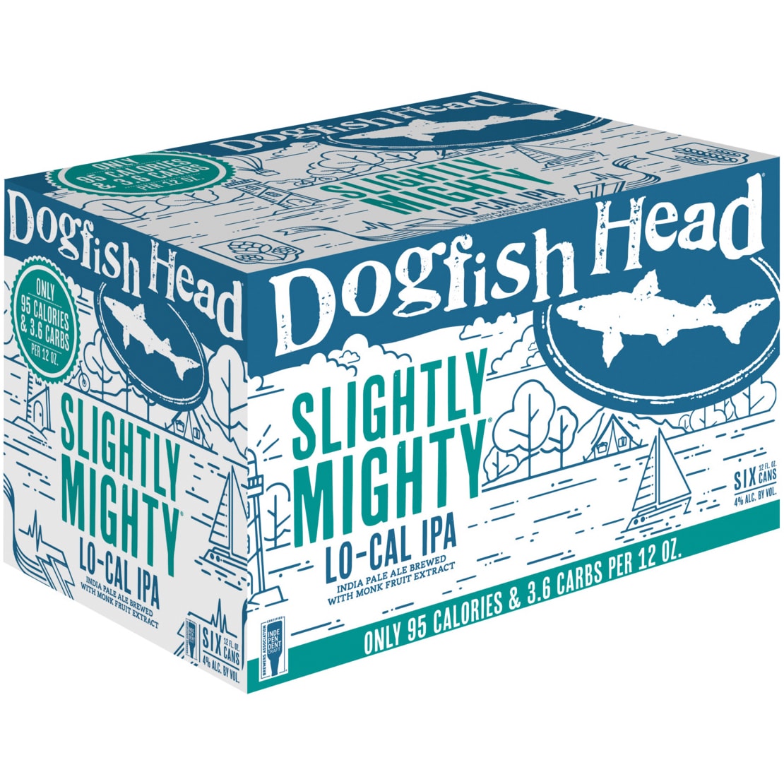 Dogfish Head Slightly Mighty Lo-Cal IPA, Cans