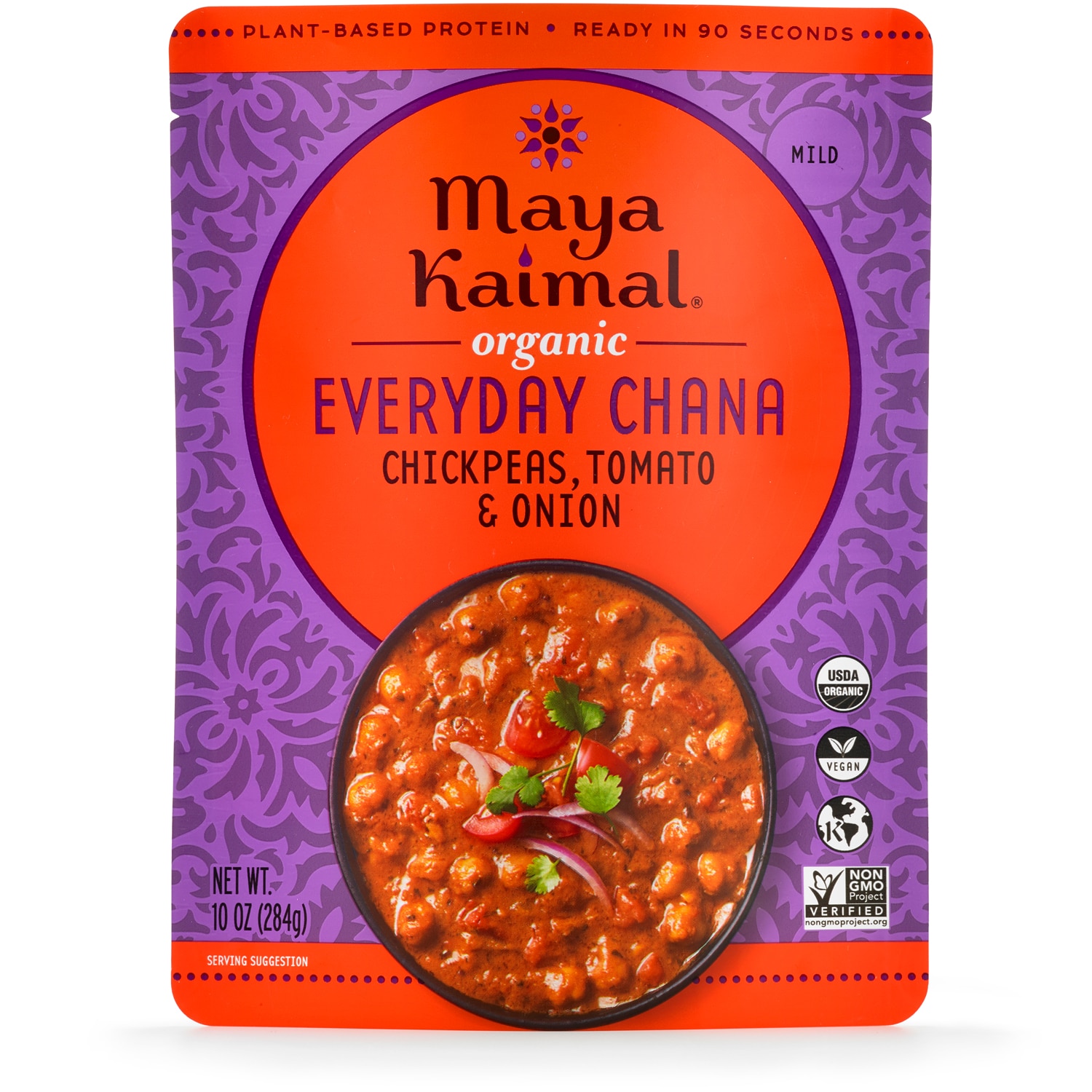 Maya Kaimal Organic Everyday Chana, Chickpeas, Tomato & Onion