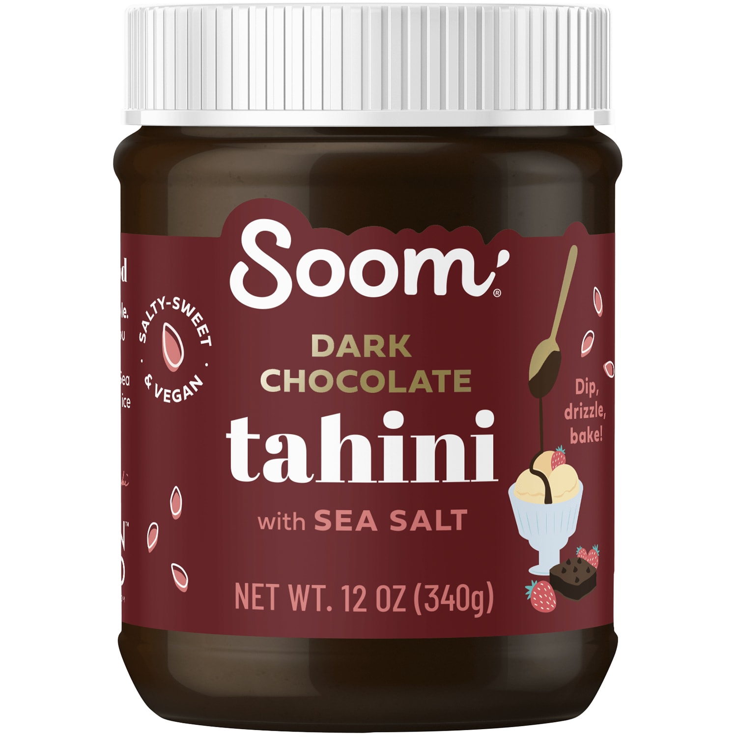 Soom Sweet Tahini, Dark Chocolate Sea Salt
