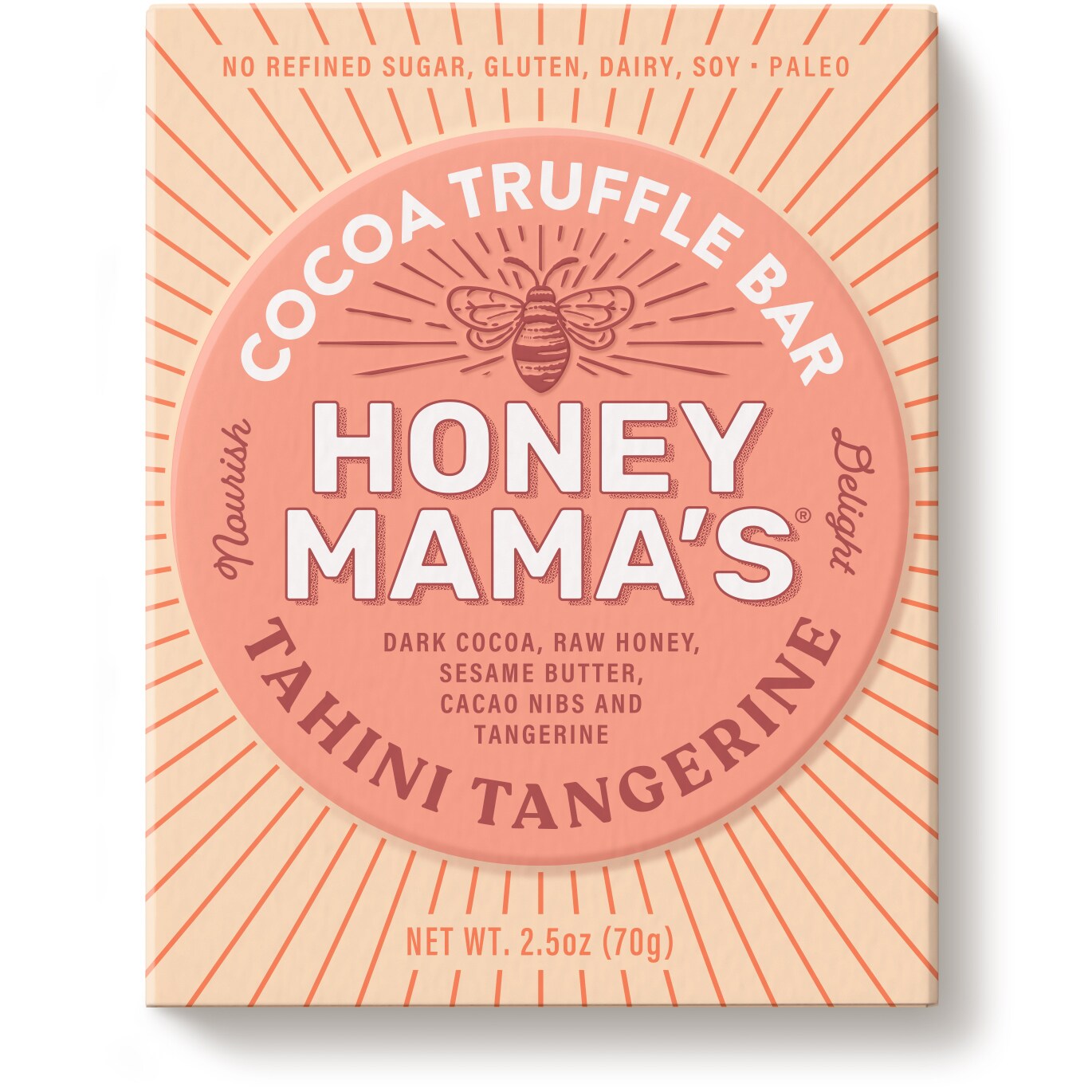 Honey Mama's Cocoa Truffle Bar, Tahini Tangerine