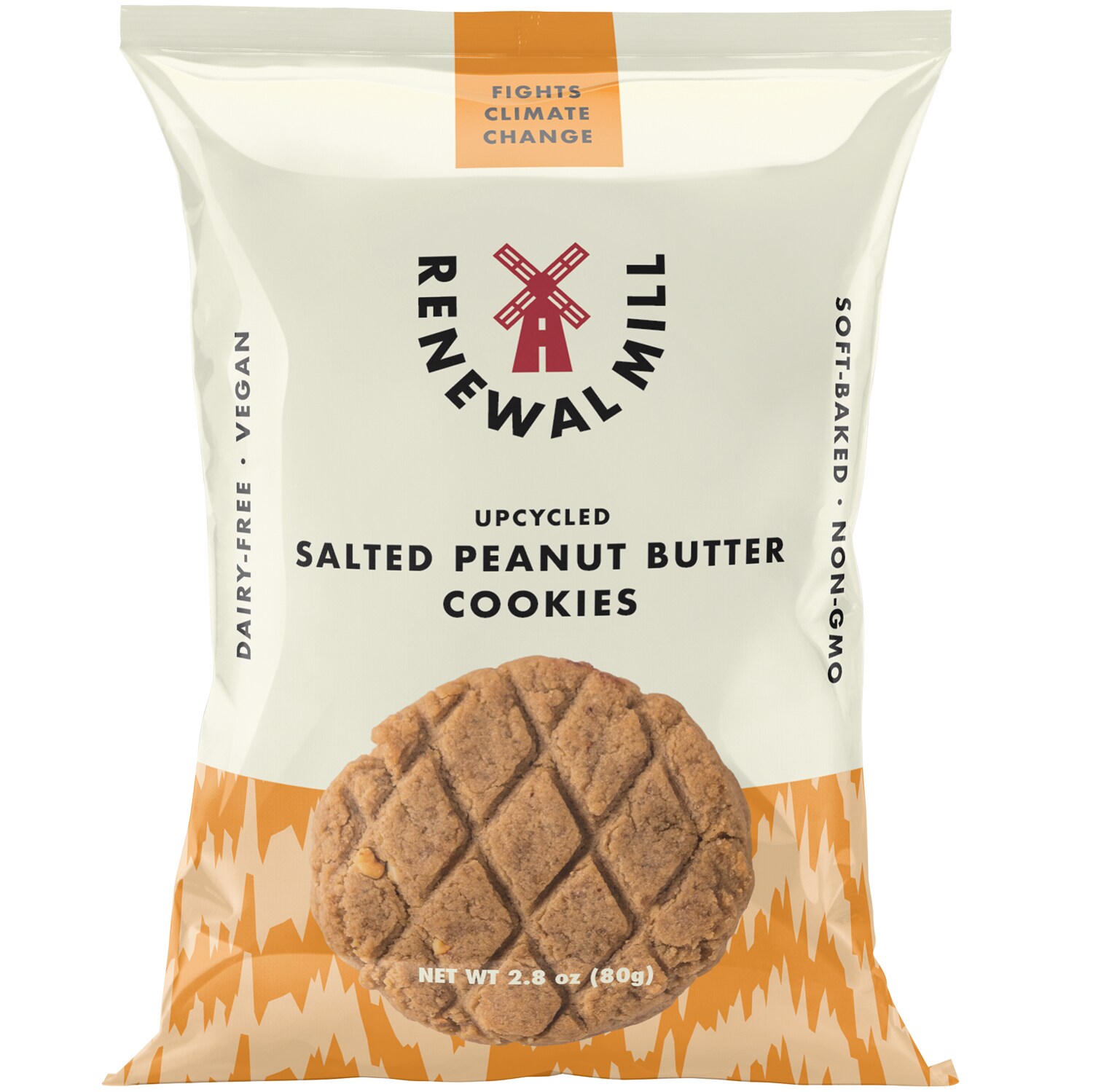 Renewal Mill Upcycled Cookies, Salted Peanut Butter