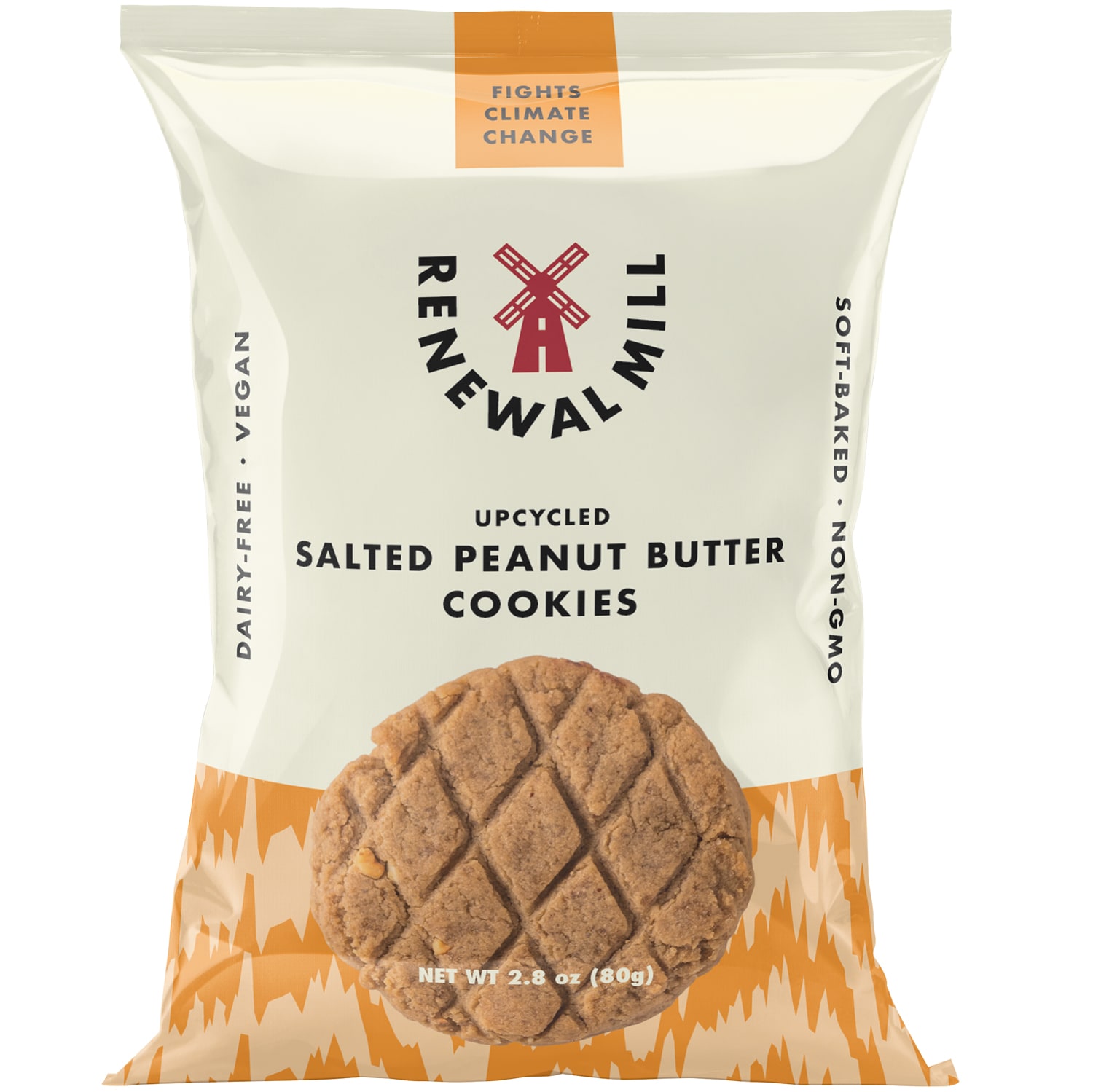 Renewal Mill Upcycled Cookies, Salted Peanut Butter