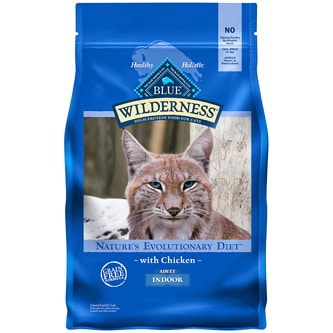 Blue Buffalo Wilderness High Protein, Natural Adult Indoor Dry Cat Food, Chicken