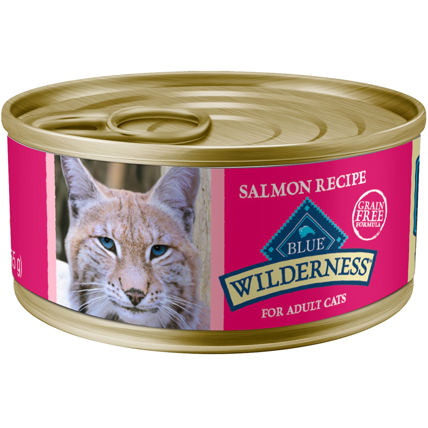 Blue Buffalo Wilderness High Protein, Natural Adult Pate Wet Cat Food, Salmon