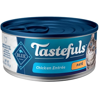 Blue Buffalo Tastefuls Natural Pate Wet Cat Food, Chicken Entrée