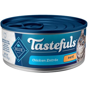 Blue Buffalo Tastefuls Natural Pate Wet Cat Food, Chicken Entrée