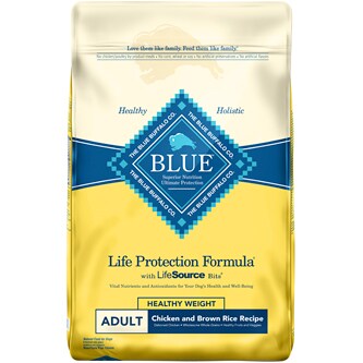 Blue Buffalo Life Protection Formula Natural Adult Healthy Dry Dog Food, Chicken and Brown Rice 
