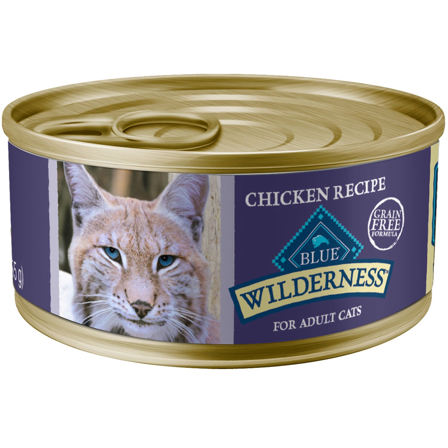 Blue Buffalo Wilderness High Protein Grain Free, Natural Adult Pate Wet Cat Food, Chicken 