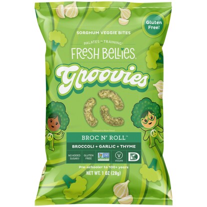 Fresh Bellies Groovies Veggie Bites, Broc N' Roll