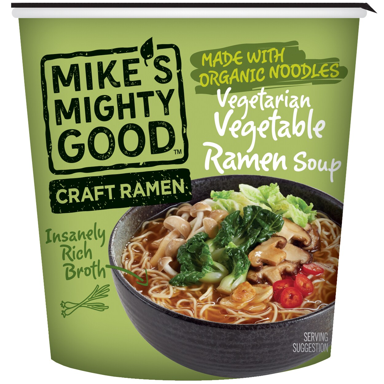 Mike's Mighty Good Craft Ramen Soup, Vegetarian Vegetable