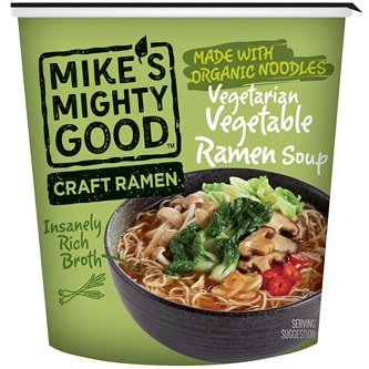 Mike's Mighty Good Craft Ramen Soup, Vegetarian Vegetable