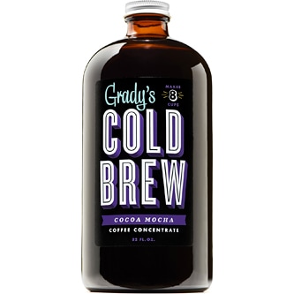 Grady's Cold Brew Coffee Concentrate, Cocoa Mocha, Glass Bottle