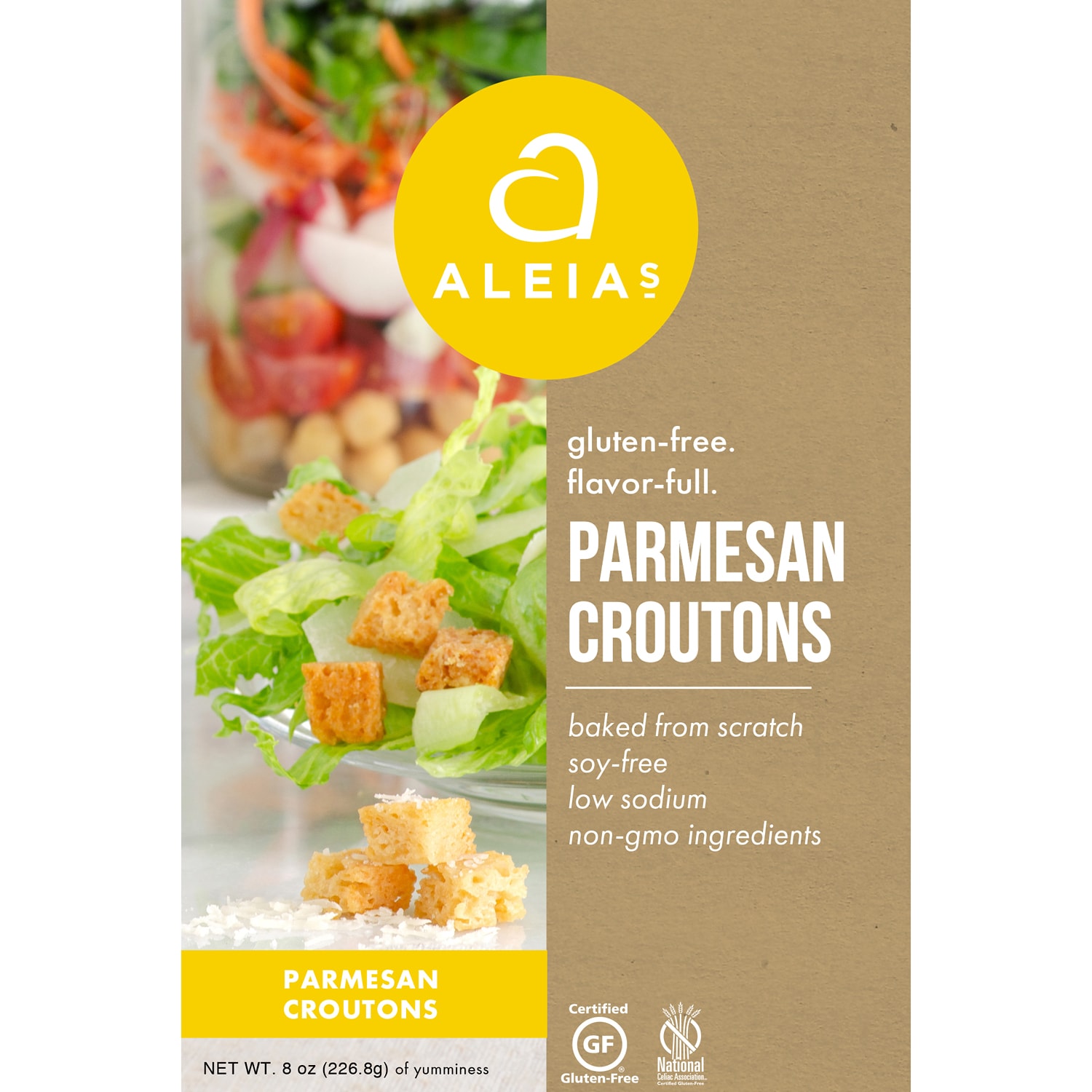 Aleia's Gluten-Free Croutons, Parmesan