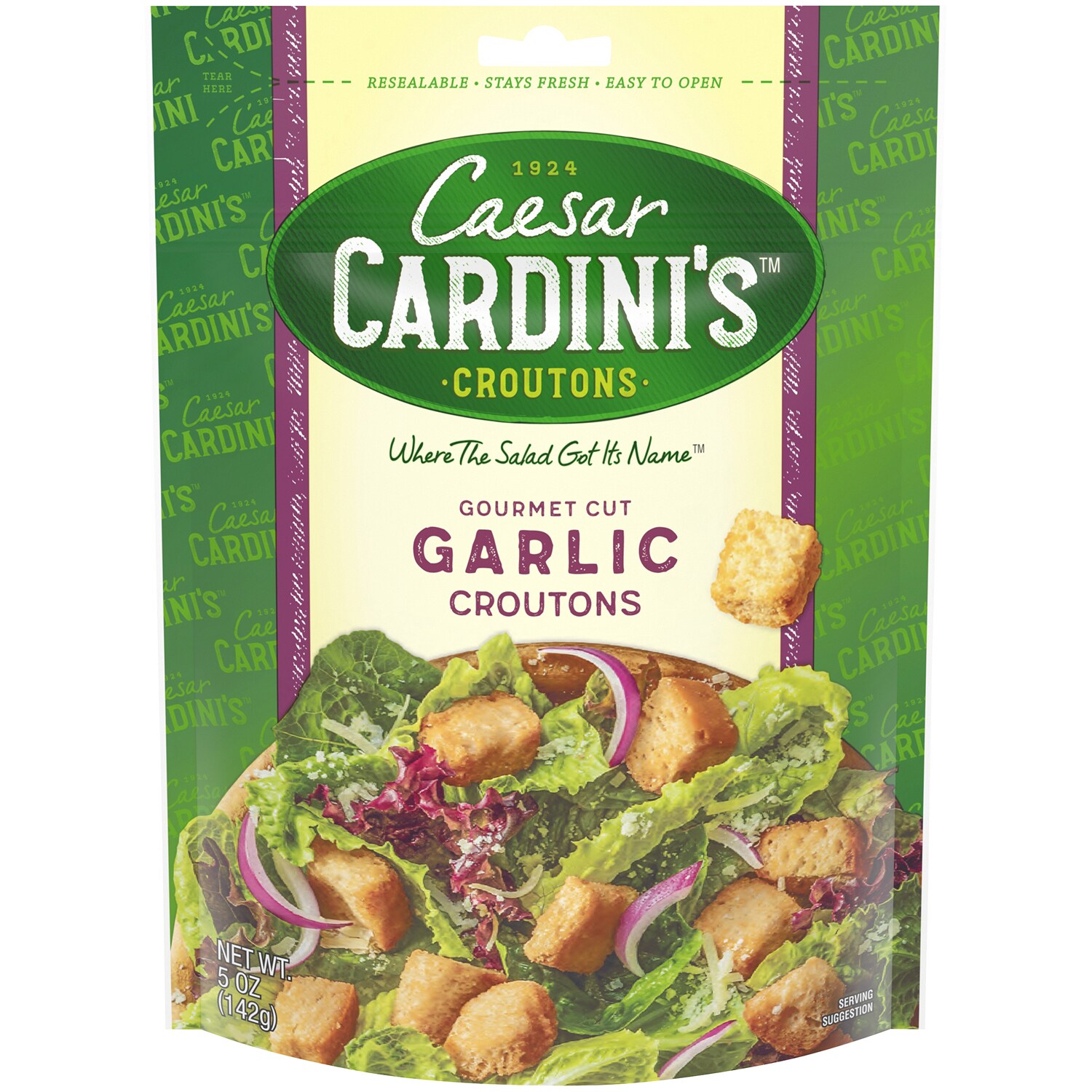 Caesar Cardini's Gourmet Cut Croutons, Garlic