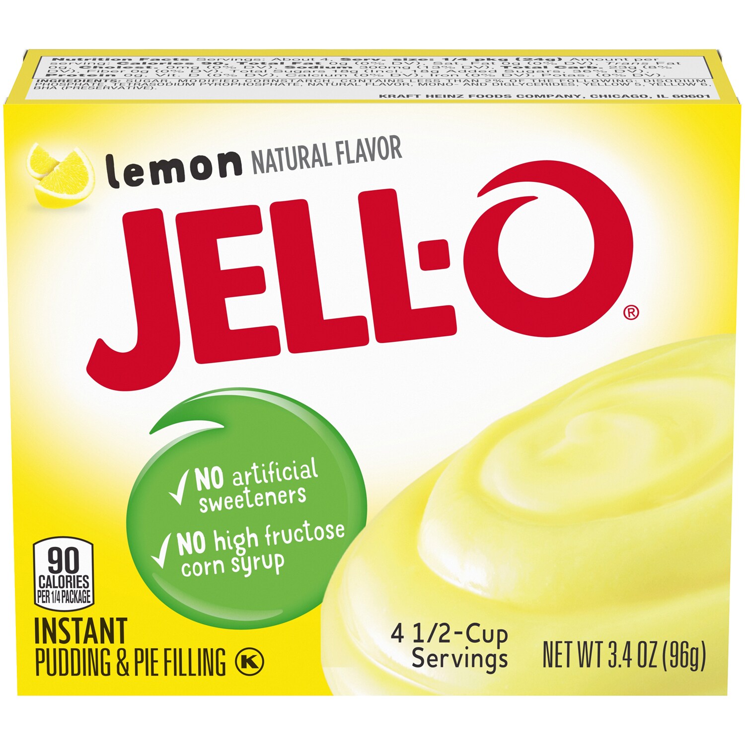 Jell-O Instant Pudding & Pie Filling, Lemon