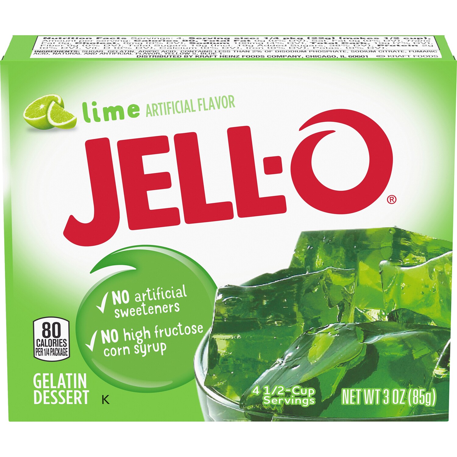 Jell-O Gelatin Dessert, Lime