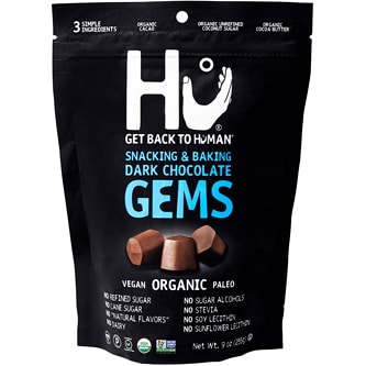 Hu Kitchen Organic Snacking & Baking Gems, Dark Chocolate