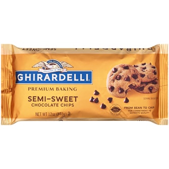 Ghirardelli Premium Baking Chips, Semi-Sweet Chocolate