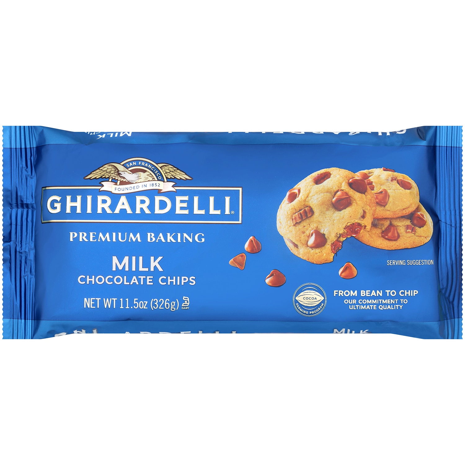 Ghirardelli Premium Baking Chips, Milk Chocolate